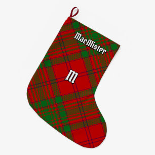 Grande Chaussette De Noël Clan MacAlister de Glenbarr Tartan