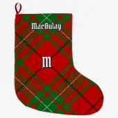 Grande Chaussette De Noël Clan MacAulay Tartan Noël Stocking (Devant)