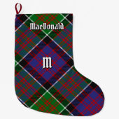 Grande Chaussette De Noël Clan MacDonald de Clanranald Tartan (Devant)