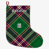 Grande Chaussette De Noël Clan MacFarlane Chasse moderne Tartan (Devant)