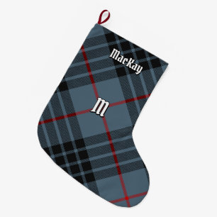 Grande Chaussette De Noël Clan MacKay Blue Tartan