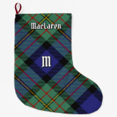 Grande Chaussette De Noël Clan MacLaren Tartan Noël Stocking (Devant)