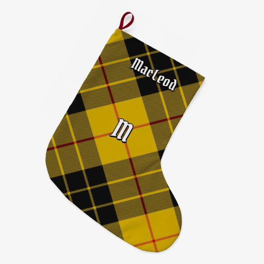 Grande Chaussette De Noël Clan Macleod de Lewis Tartan (Devant (Accrochage))