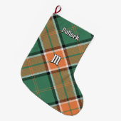 Grande Chaussette De Noël Clan Pollock Tartan Christmas Stocking (Devant (Accrochage))
