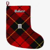 Grande Chaussette De Noël Clan Wallace Tartan Christmas Stocking (Devant)