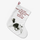 Grande Chaussette De Noël Cocker anglais (Devant (Accrochage))