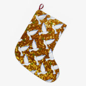Grande Chaussette De Noël Colombes (Devant (Accrochage))