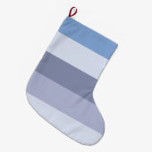Grande Chaussette De Noël Combinaison de cinq couleurs (Devant (Accrochage))