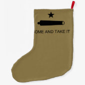 Grande Chaussette De Noël Come & Take It ! Flag de Texas State (Dos)