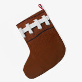 Grande Chaussette De Noël Conception de Football Grand Stocking de Noël (Dos (Accrochage))