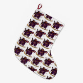 Grande Chaussette De Noël Conception des dés de déverrouillage (Devant (Accrochage))