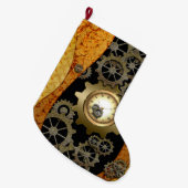 Grande Chaussette De Noël Conception impressionnante de steampunk avec des (Devant (Accrochage))