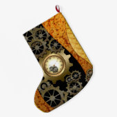 Grande Chaussette De Noël Conception impressionnante de steampunk avec des (Dos (Accrochage))