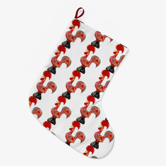 Grande Chaussette De Noël conceptions portugaises (Devant (Accrochage))