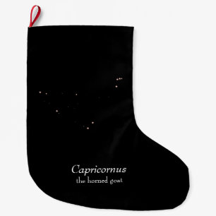 Grande Chaussette De Noël Constellation du Capricorne