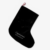 Grande Chaussette De Noël Constellation du Capricorne (Devant (Accrochage))