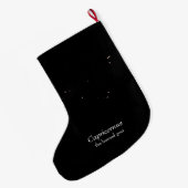 Grande Chaussette De Noël Constellation du Capricorne (Dos (Accrochage))