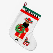 Grande Chaussette De Noël Créatif mexicain (Devant (Accrochage))