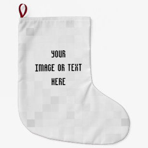 Grande Chaussette De Noël Créez votre propre personnalisation personnalisée