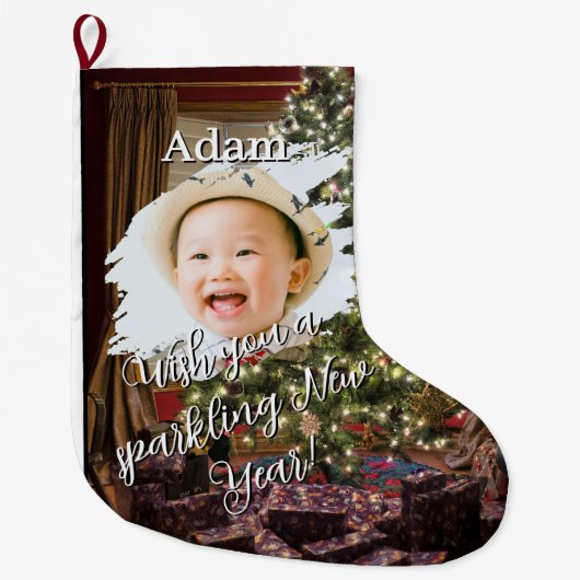 GRANDE CHAUSSETTE DE NOËL CS02  (Devant)