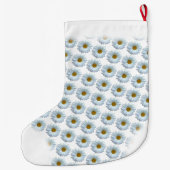 Grande Chaussette De Noël Daisy Stocking Noël Daisies Stocking Custom (Dos)