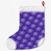 Grande Chaussette De Noël Daisy Stocking Noël Daisies Stocking Custom (Dos)