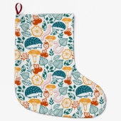 Grande Chaussette De Noël Dans la forêt (Devant)