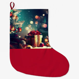 Grande Chaussette De Noël Décorations de Noël 6