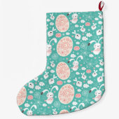 Grande Chaussette De Noël Défilé de Pâques (Dos)