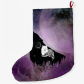 Grande Chaussette De Noël Des loups géniaux (Dos)