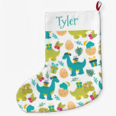 Grande Chaussette De Noël Dinosaure (Dos)