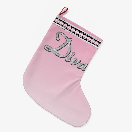 Grande Chaussette De Noël Diva Sparkle (Devant (Accrochage))