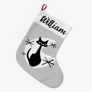 Grande Chaussette De Noël do-it-yourself Noël Stocker - Age atomique Cat Sta