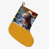 Grande Chaussette De Noël Donkey de Noël 1 (Devant (Accrochage))