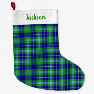 Grande Chaussette De Noël Douglas Clan Tartan Plaid Motif écossais