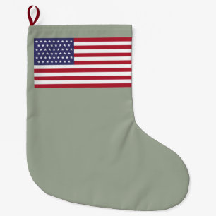 Grande Chaussette De Noël Drapeau 51 étoiles des États-Unis d'Amérique (État