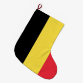 Grande Chaussette De Noël Drapeau belge (Devant (Accrochage))