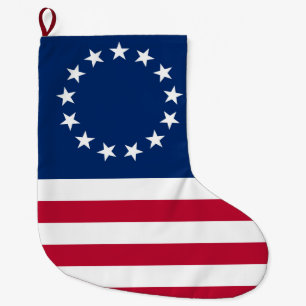 Grande Chaussette De Noël Drapeau Betsy Ross