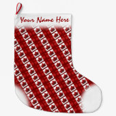 Grande Chaussette De Noël Drapeau canadien Stocker le Canada Stocker Noël (Devant)