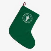 Grande Chaussette De Noël Drapeau de Bangkok (capitale thaïlandaise) (Devant (Accrochage))
