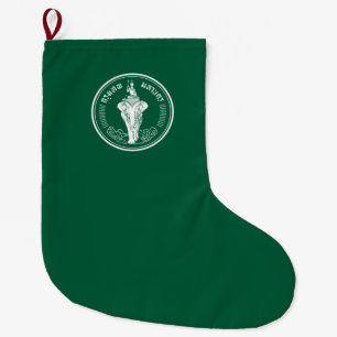 Grande Chaussette De Noël Drapeau de Bangkok (capitale thaïlandaise)