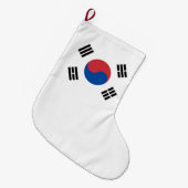 Grande Chaussette De Noël Drapeau de la Corée du Sud (ROK) (Devant (Accrochage))