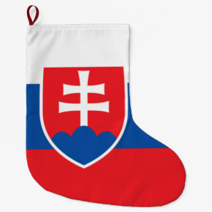Grande Chaussette De Noël Drapeau de la Slovaquie