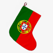 Grande Chaussette De Noël Drapeau du Portugal (Devant (Accrochage))