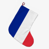 Grande Chaussette De Noël Drapeau français (France) (Devant (Accrochage))