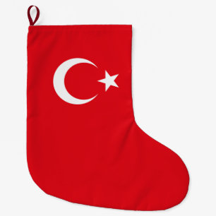 Grande Chaussette De Noël Drapeau turc (Turquie)