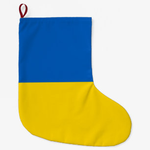 Grande Chaussette De Noël Drapeau ukrainien (Ukraine)