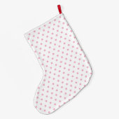 Grande Chaussette De Noël Éléphant rose de beau bébé (Dos (Accrochage))