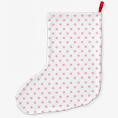 Grande Chaussette De Noël Éléphant rose de beau bébé (Dos)
