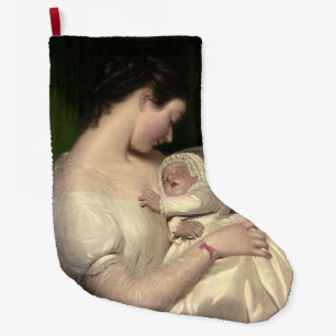 Grande Chaussette De Noël Élisabeth avec sa fille Mary, la femme de James Sa